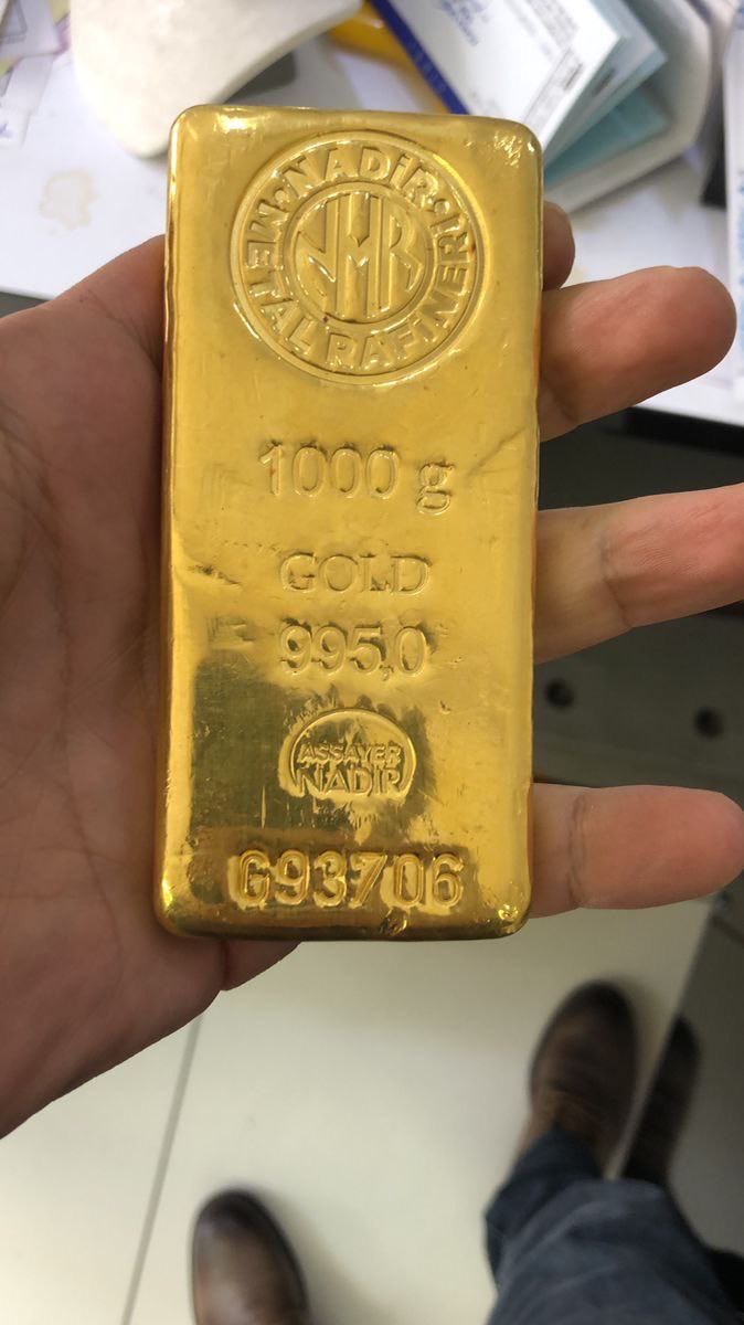 1000g refined gold bar